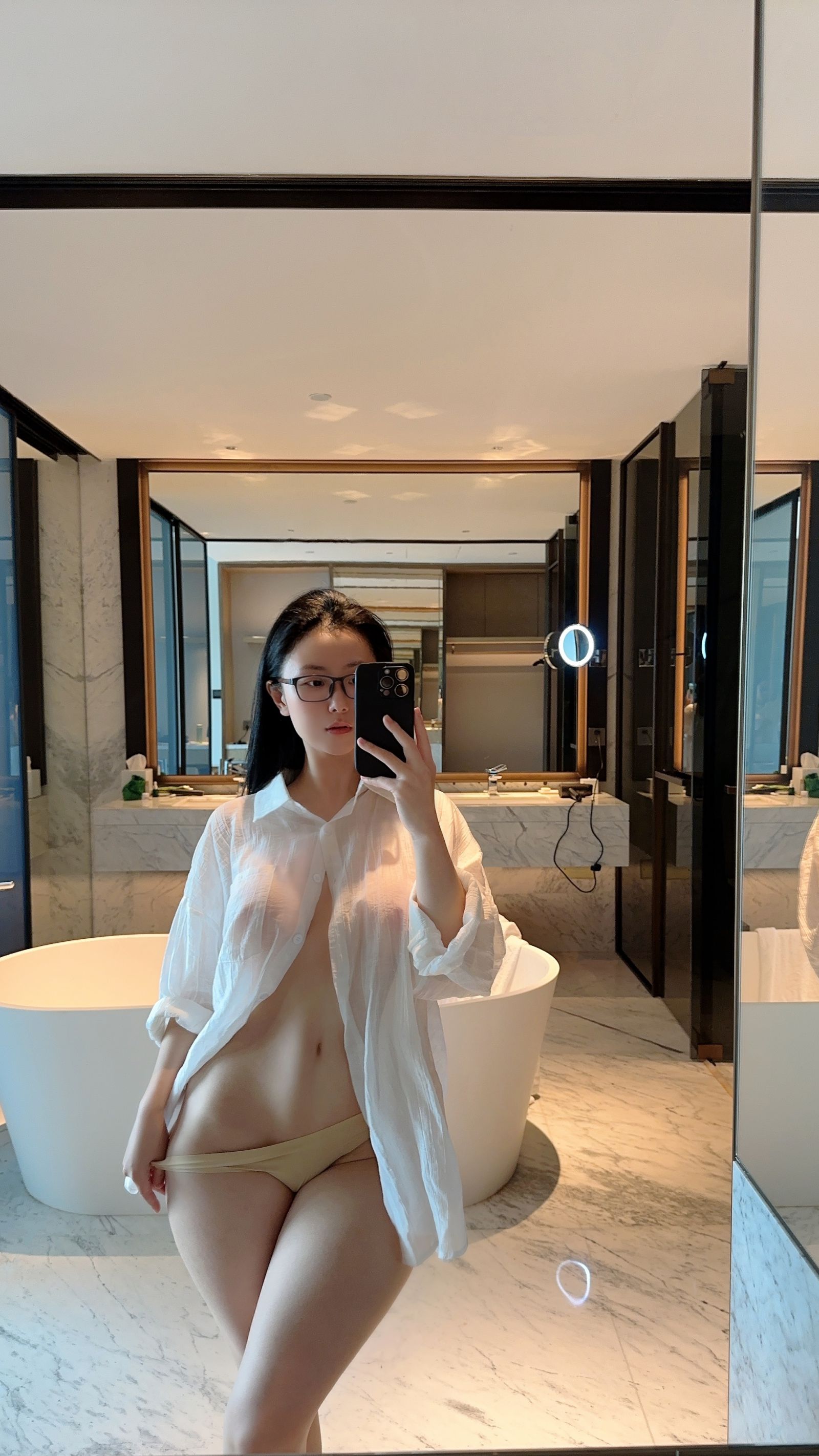 图片[5]-俏妞 男友衬衫私密 20P-COS世界